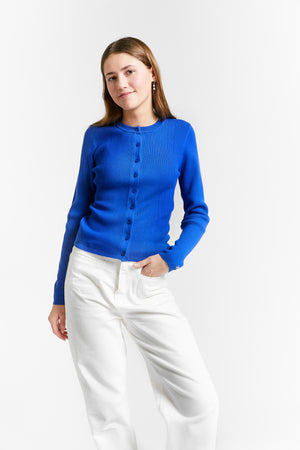 CARDIGAN SIBERIA INDIGO