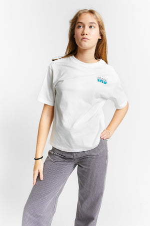 T-SHIRT SAMOA BLANC AVEC LOGO