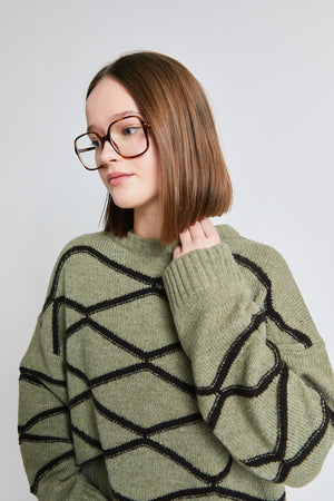 TRIUMPH KNIT SWEATER KAKI