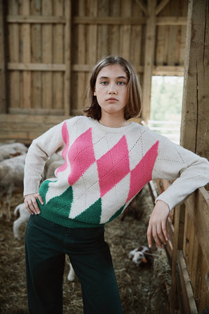 ROSA PULLOVER OFF WHITE