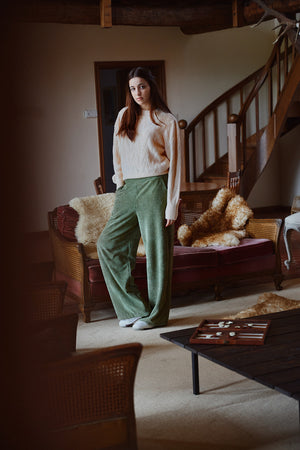 RAGUSA CORDUROY TROUSERS KAKI