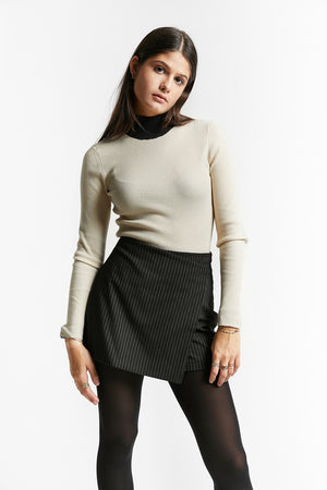 RAPPER TURTLE NECK OFF WHITE