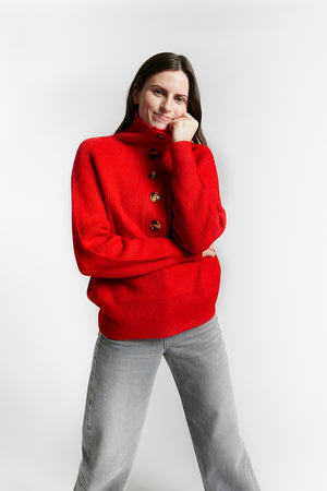 RECALL PULLOVER RED