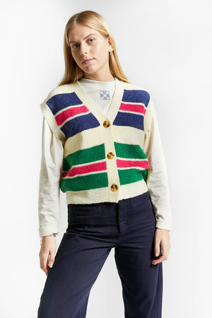 ROCK GILET OFF WHITE