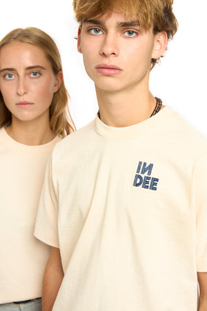 TEASER OVERSIZED T-SHIRT OFF WHITE - FLUID CAPSULE