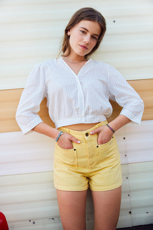 PIANO LACE SHIRT WHITE