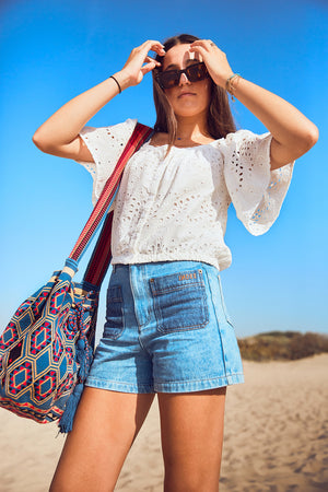 PANTANAL LACE TOP WHITE