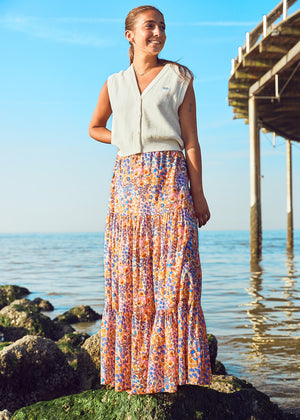 PARIGI LONG SKIRT PINK