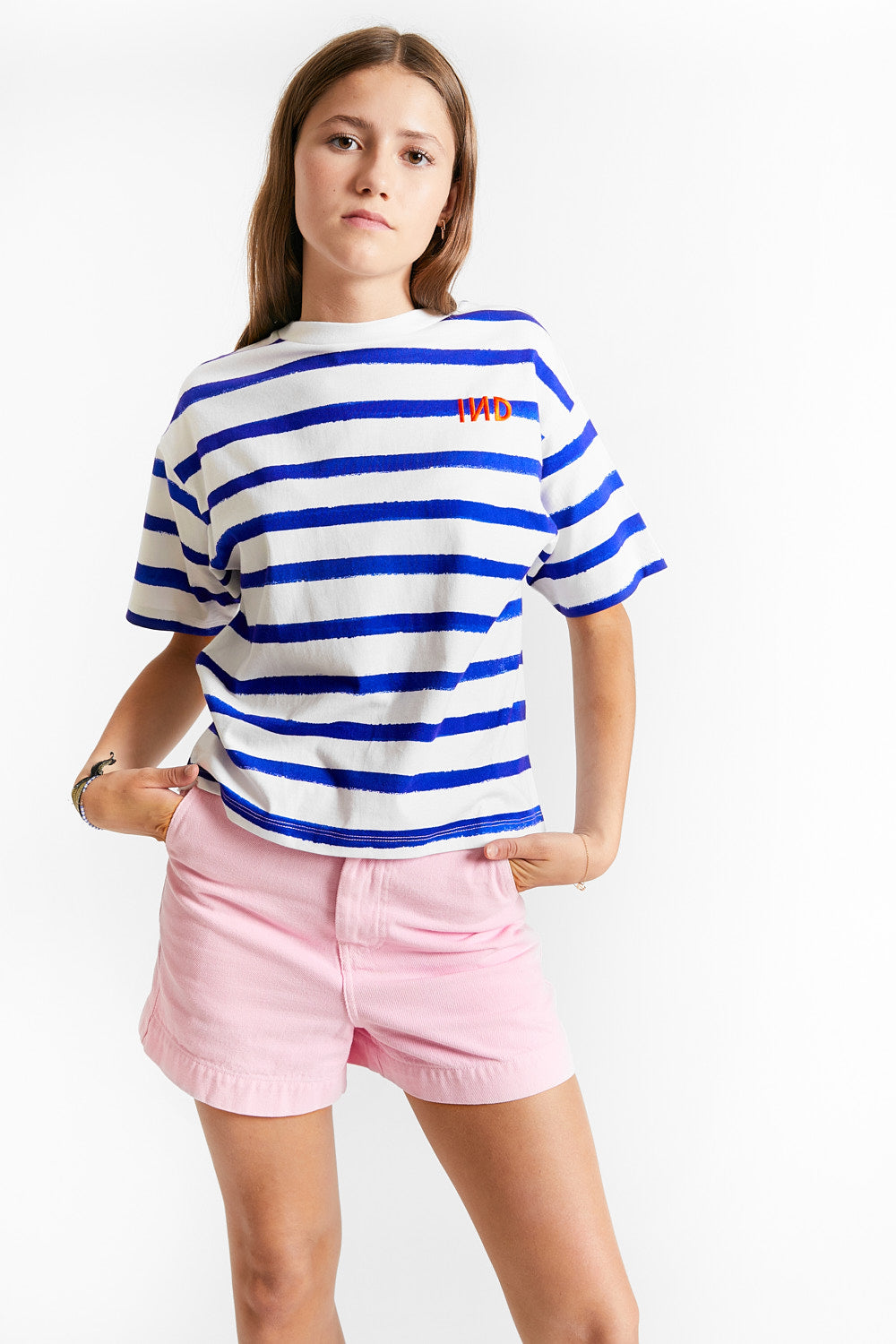 Poppy & Pine Blush Pink Polka Dot Shorts