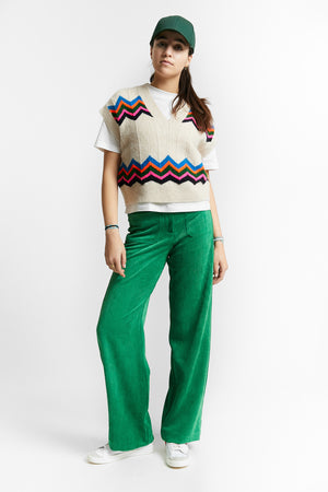 ONLY GREEN TROUSERS