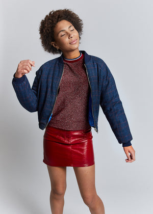 INDEE IVORY LUREX SWEATER