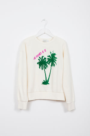 GINGER PALMS ICE SWEATER