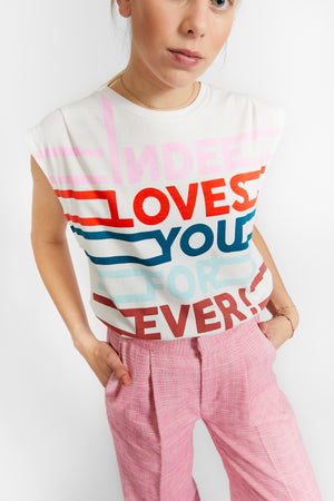 T-SHIRT LAGOS FOREVER BLANC