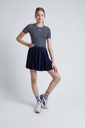 JUPE MONSERA BLEU