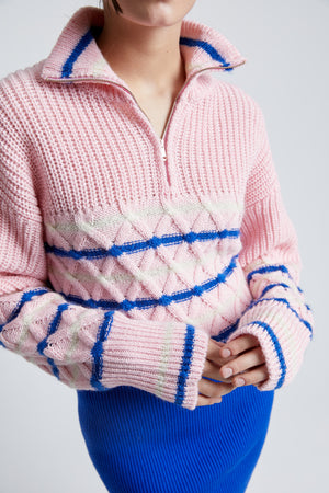 MURANO KNIT-SWEATER ROSE