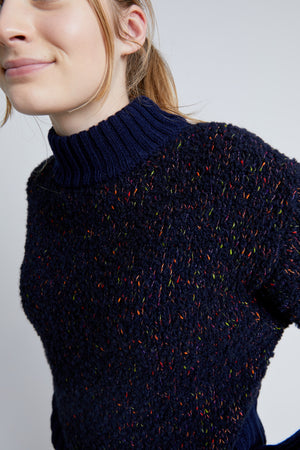 MONZA KNIT-SWEATER BLUE