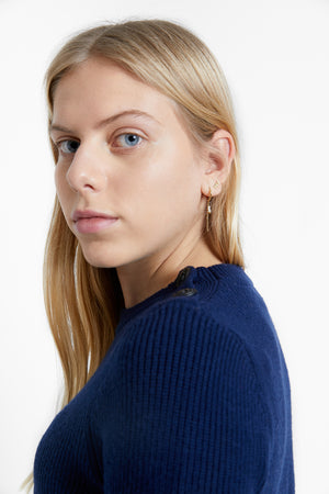 MANHATTAN KNIT-SWEATER BLUE
