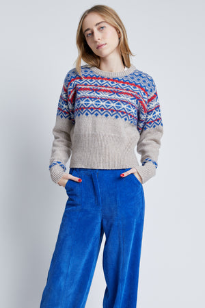 MESSINE KNIT-SWEATER OFF WHITE