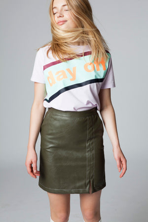 T-SHIRT IMPRIMÉ NUMÉRIQUE GABY DAY OFF BLUSH