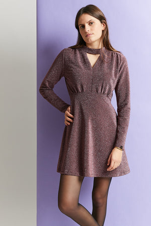 OPERETTA PINK GLITTERY DRESS