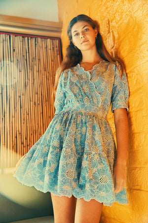 ROBE NIAGARA BLEU CIEL
