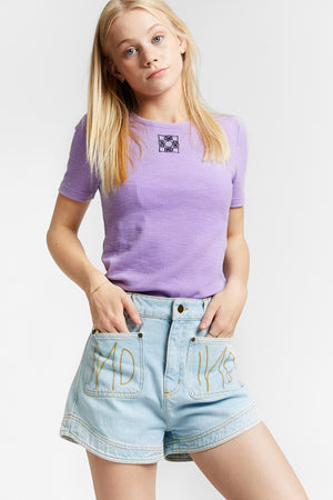 T-SHIRT NOUCHKA LILAS