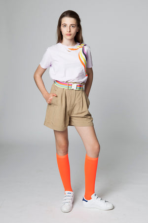 SHORT GLENN DESERT AVEC CEINTURE
