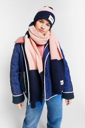 TUDOR SCARF NAVY