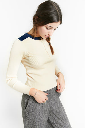 TOGETHER KNIT-SWEATER OFF WHITE