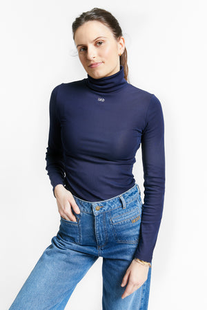 TIMELESS TURTLENECK NAVY