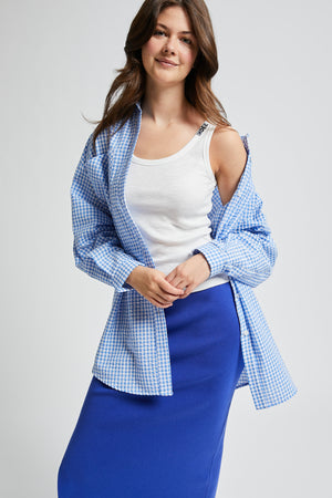 VILLAGGIO DRESS HYDRA BLUE