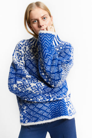 TENNESEE KNIT-SWEATER BLUE