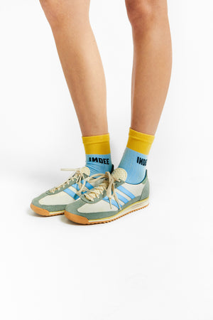 VARIOUS SOCKS SKY BLUE