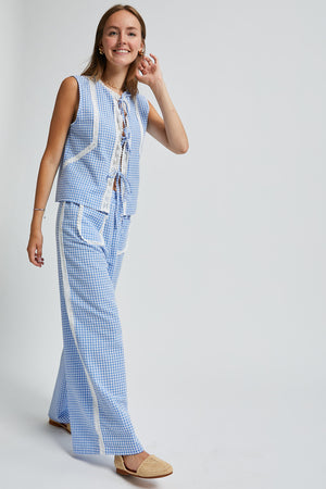 VANUATU TROUSERS HYDRA BLUE