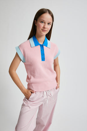 VALOR GILET BLUSH PINK