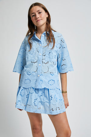 VALBELLE SHIRT HYDRA BLUE