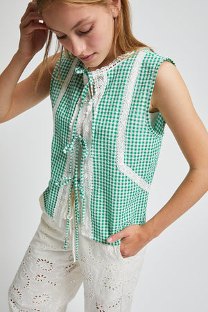 VEGAS TOP AQUAMARINE