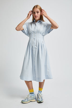VALOIS DRESS SKY BLUE