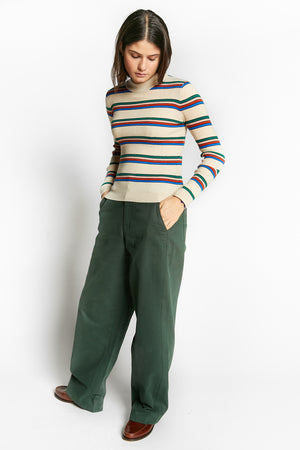WESLEY TROUSER FOREST GREEN