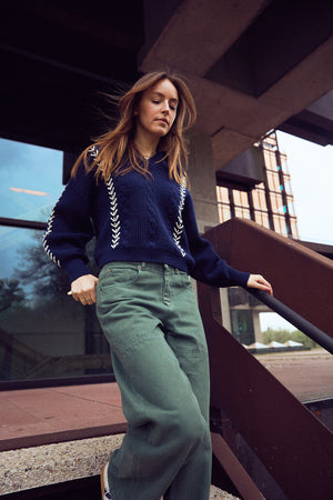 TAHITI KNIT-SWEATER NAVY