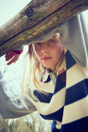 THAILAND KNIT-POLO GREY