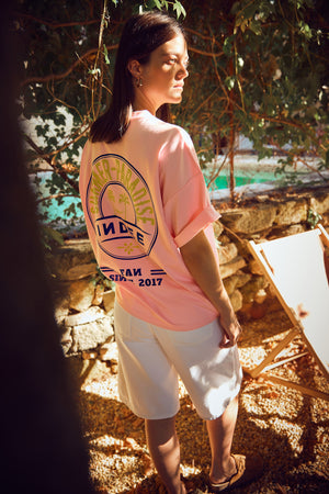 VIBES T-SHIRT BEGONIA PINK