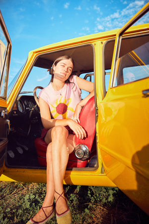 VAUCLUSE KNIT DEBARDEUR BLUSH PINK