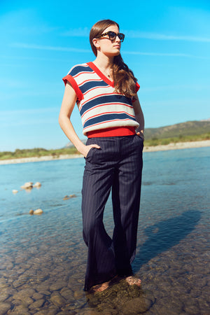 VIAREGGIO TROUSERS NAVY