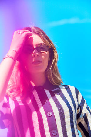 VARNISH CARDIGAN NAVY