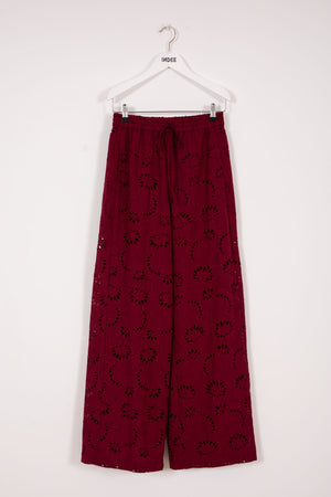 VOSGES PANTALONS ROOIBOS ROUGES