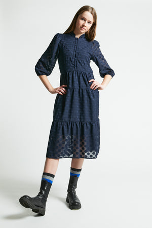 RIDLEY DRESS NAVY