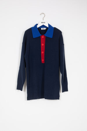 ROLL DRESS NAVY