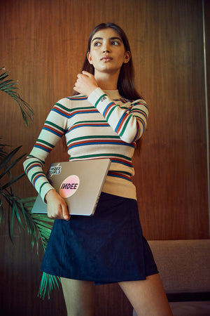 WIMBLEDON KNIT SWEATER OFF WHITE