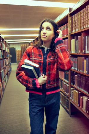WINNIE KNIT CARDIGAN NAVY